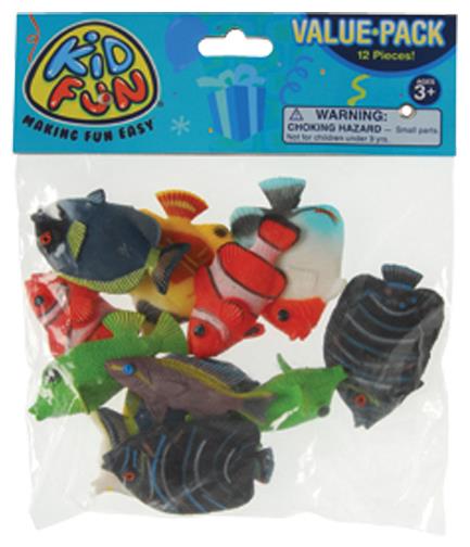 Colorful Mini Tropical Fishes for Luau Parties Cake Decorations and Ocean Themed Celebrations