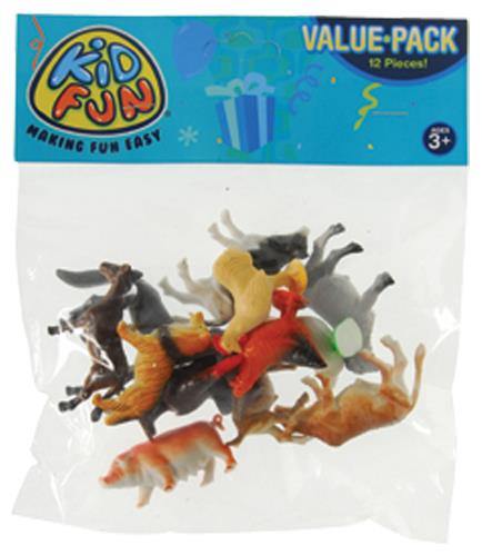 Mini Farm Animal Toy Figures for Kids Birthday Parties and Creative Pretend Play