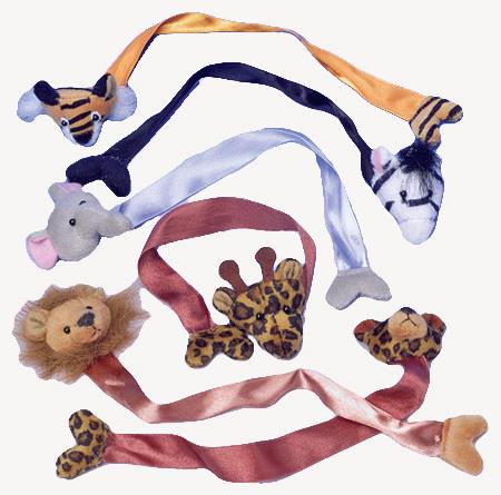 Adorable Wild Animal Plush Bookmarks for Classroom Prizes Goody Bags and Kids Reading Fun