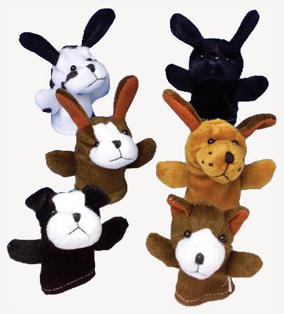 Adorable Dog Finger Puppets Set of 12 for Kids Playtime Birthday Parties and Carnival Prizes