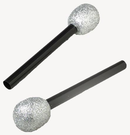 Glitter Microphones Set for Kids Dress Up Halloween Parties and Creative Playtime