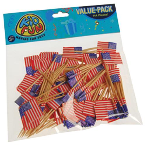 Decorative Flag Picks for Patriotic Parties and 4th of July Celebrations