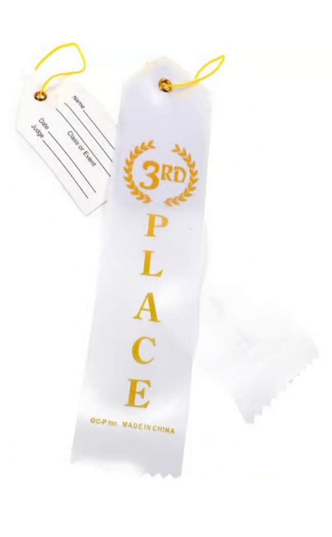 Valuable 3Rd Place Ribbons for Competitions School Events and Party Celebrations