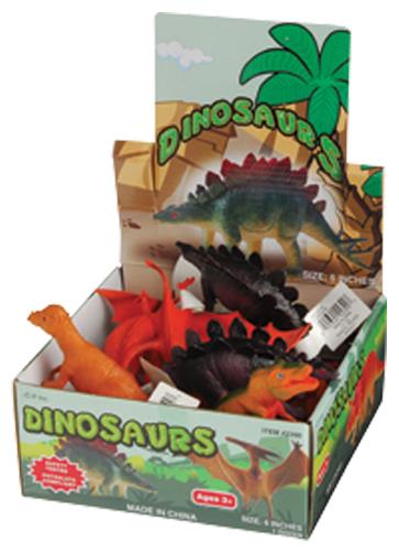 Assorted 6 Inch Dinosaur Figures for Themed Parties and Kids Playtime Activities