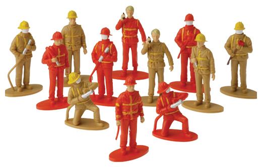 Fun Firefighter Figures for Birthday Parties Pretend Play and Themed Events