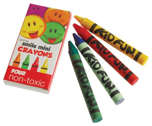 Fun Mini Smile Crayons for Arts and Crafts Supplies and Kids Party Activities