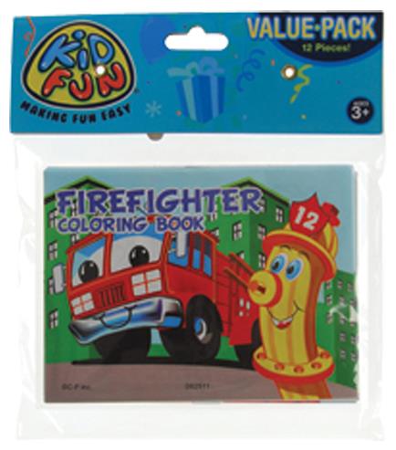 Fun Firefighter Coloring Books for Kids Party Supplies Goody Bags and Arts Activities