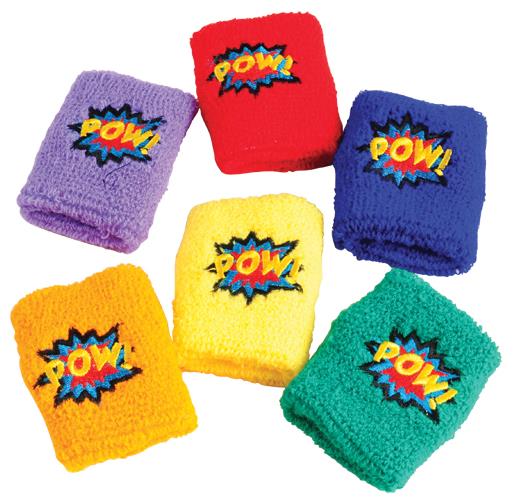 Superhero Wristbands for Kids Themed Parties Activities and Costumes with 12 Units