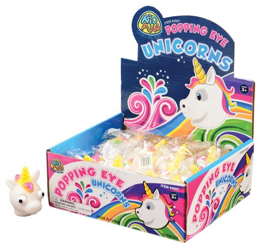 Colorful Popping Eye Unicorns for Fun Party Favors and Stress Relief Entertainment