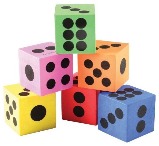 Colorful Mini Foam Dice for Game Nights Parties Casino Events and Carnival Prizes