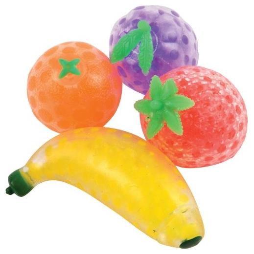 Squishy Fruit Fun Splat Balls for Kids Birthday Parties or Playful Activities