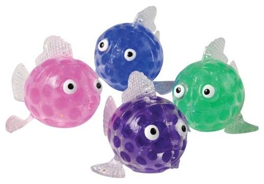 Squishy Fish Party Favors for Kids Birthday Events and Playtime Activities
