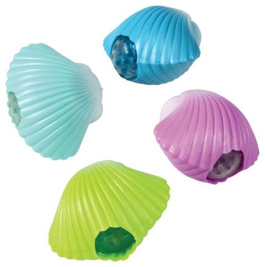 Fun Sea Shell Squeeze Balls for Beach Luau Mermaid Parties and Ocean Theme Events
