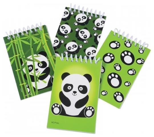 Panda Notebooks Set of 8 for Student Rewards Birthdays and Creative Drawing