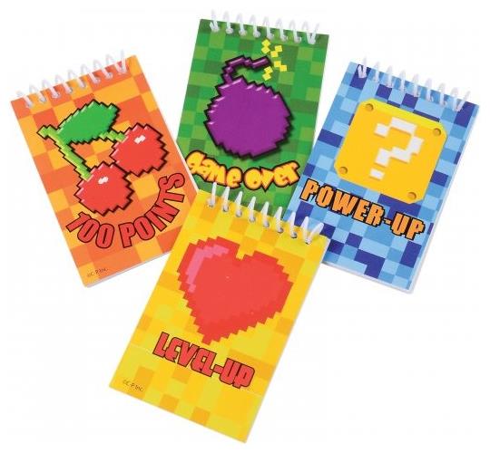 Power Up Notebooks Set for Kids Birthday Parties and Classroom Rewards