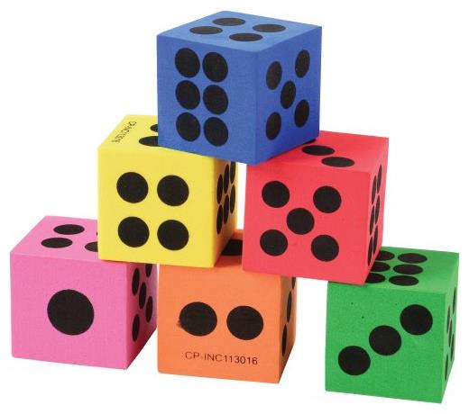 Premium Foam Dice Set for Casino Games Parties Birthdays and Events