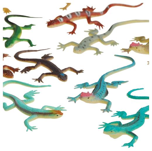 Assorted Mini Lizards for Party Favors and Kids Themed Celebrations