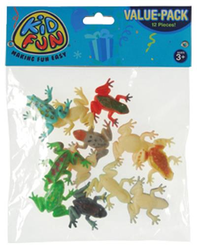 Colorful Mini Frogs Toy Set for Themed Parties Goody Bags and Carnival Prizes