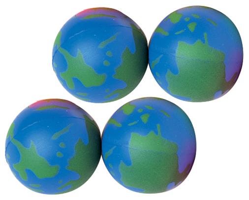 Bulk World Squeeze Balls Stress Relief Toy for Goody Bags Parties and Outdoor Events