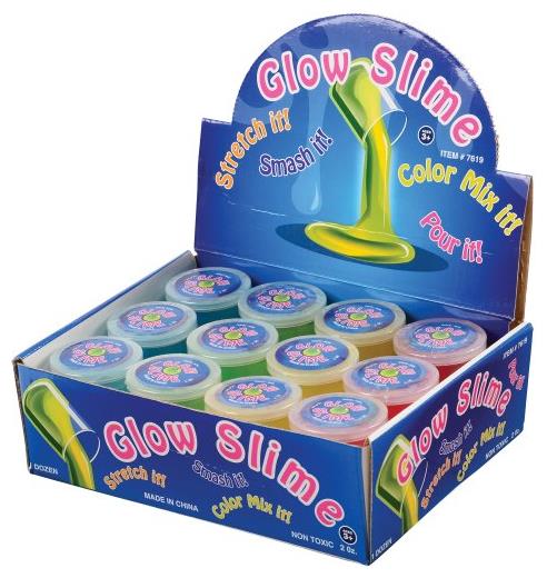Glow Slime Party Favors for Kids Carnival Games and Halloween Celebrations