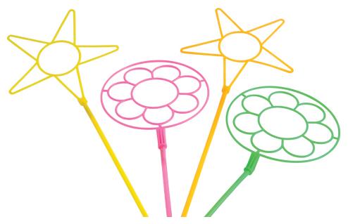 Exciting Giant Neon Bubble Wands for Outdoor Fun Parties and Events with Kids