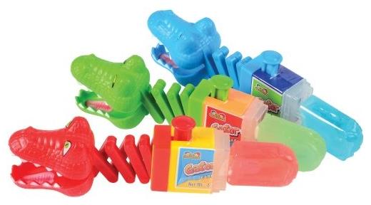 Fun Gator Chomp Toy Candy for Kids Parties Gifts and Carnival Themes