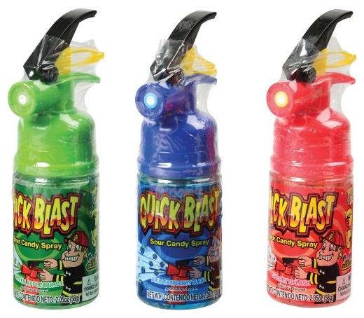 Quick Blast Sour and Sweet Candy Fire Extinguisher Party Favor for Firefighter Themed Events