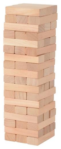 Fun Wooden Tower Game for Family Gatherings Kids Parties and Strategy Skill Development