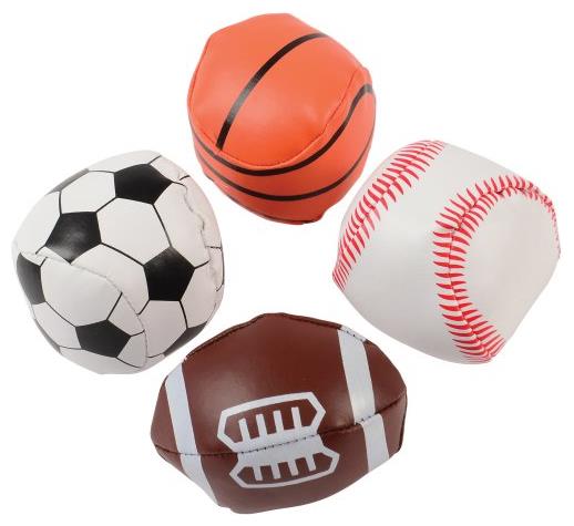 Mini Foam Sports Balls for Indoor Outdoor Play Birthday Parties and School Events