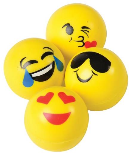 Fun 35Mm Smile Balls for Goody Bags Parties Outdoor Events and Classroom Rewards