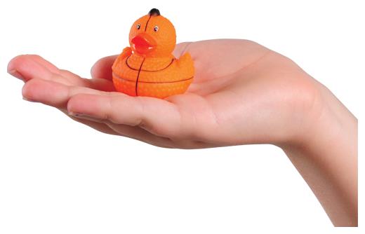Mini Sports Rubber Ducks for Party Favors and Carnival Games