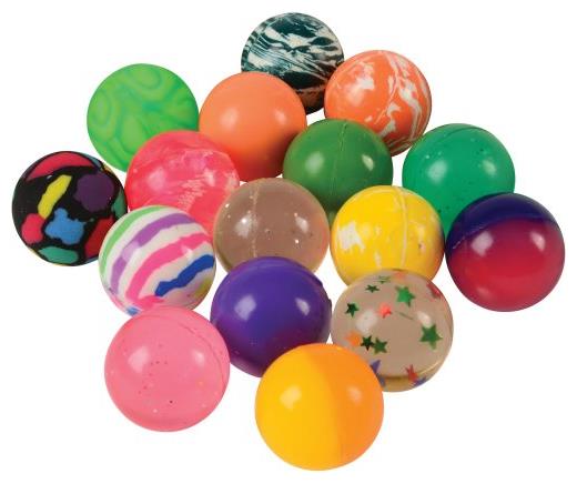 Versatile 35Mm Bouncy Balls for Goody Bags Carnival Prizes and Outdoor Fun Activities