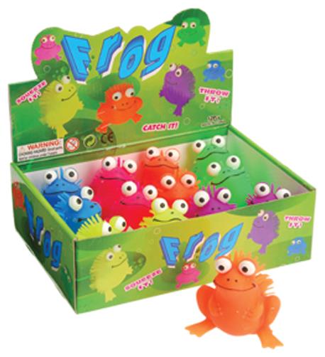 Fun Puffer Frogs Toy for Goody Bags Classroom Rewards and Carnival Prizes