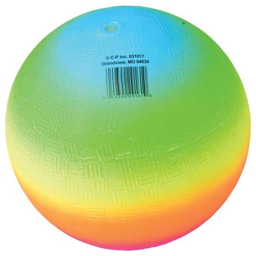 Vibrant Rainbow PVC Playground Balls for Kids Outdoor Fun Parties and Playtime Activities