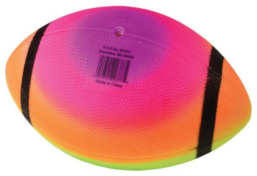 Colorful Rainbow Footballs for Game Day Celebrations Backyard Fun and Young Athletes Activities