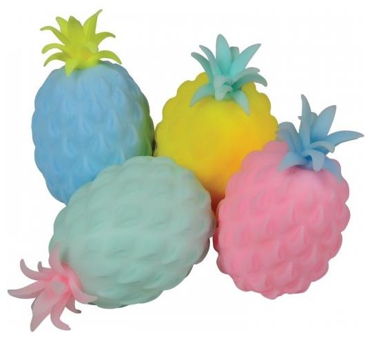 Smooshy Stress Pineapples for Kids Relaxation Play and Stress Relief Activities