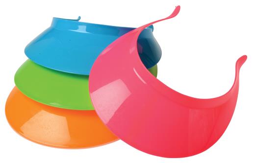 Neon Plastic Visors Set of 12 for Outdoor Events Beach Parties and Fun Themed Celebrations