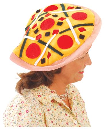 Fun Pizza Hat for Whimsical Costume Parties and Food-Themed Events