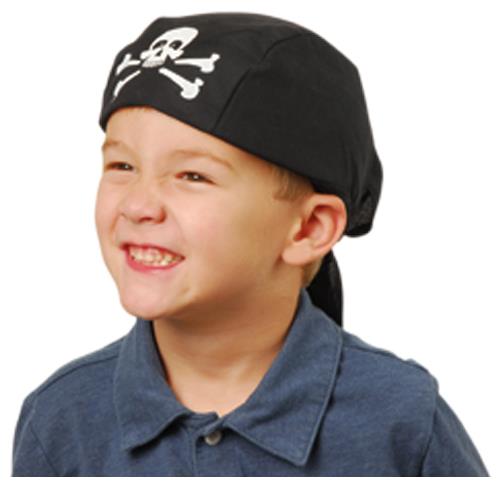 Authentic Pirate Bandana Caps for Halloween Parties Costume Events and Skater Theme Fun