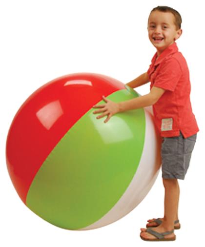 Enormous Inflatable Beachball for Pool Parties Luau Decorations and Backyard Fun