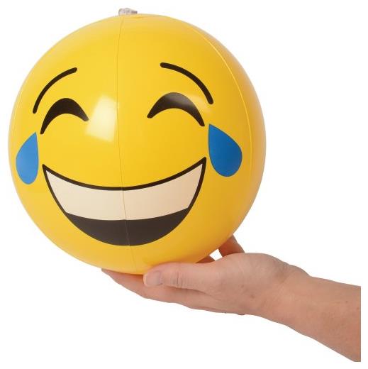 Fun Emoji Inflatable Balls for Parties Pool Events and Playtime Activities
