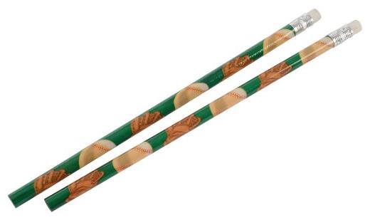 Fun Baseball Pencils for School Carnival Parties Goody Bags and Sporty Events