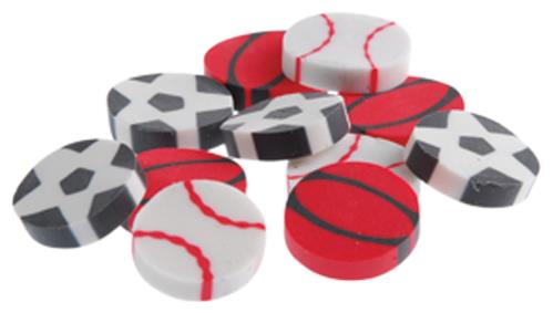 Mini Sport Erasers for Classroom Goody Bags School Carnivals and Sports Themes Events