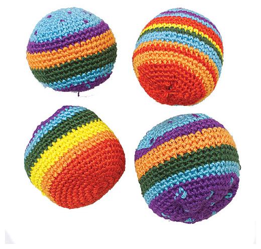 Colorful Rainbow Kickballs for Parties Games and Outdoor Events Fun
