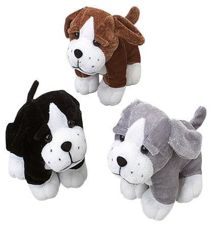 Adorable Sitting Dogs Plush Collection for Kids Birthday Parties and Carnival Prizes