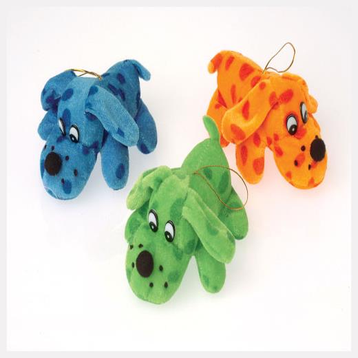 Polka Dog Plush Toys for Carnival Parties and Fun Celebration Prizes