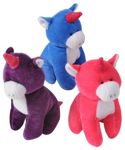 Colorful Sitting Unicorn Plush for Kids Party Favors Birthdays and Carnival Prizes