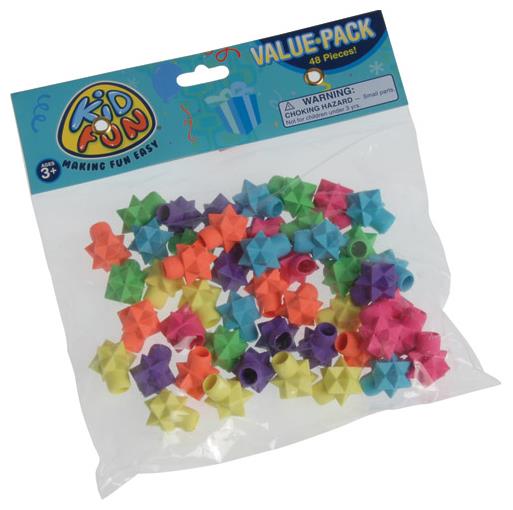 Fun Star Eraser Pencil Tops for School Supplies Goody Bags and Carnival Prizes