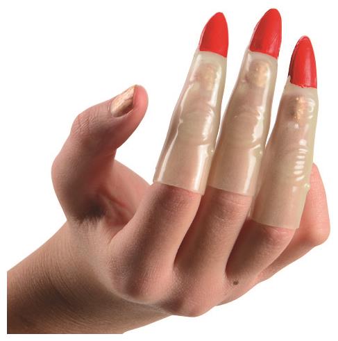 Glow in the Dark Witch Fingers for Spooky Halloween Party Favors and Decorations