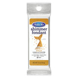 Satin Ice Gold Shimmer Fondant - 4.4oz. Foil Package